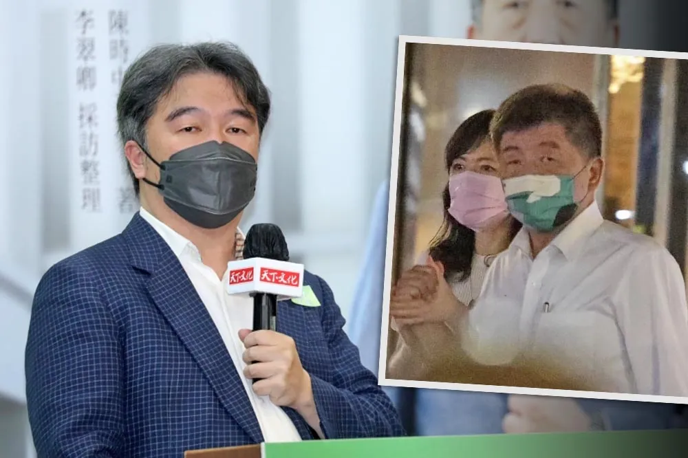 網爆陳時中摟抱人妻之夫是審查高端專家　王必勝斥假消息要告