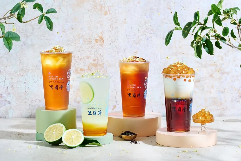 芋起1+1！黑翡淬推「芋見珍桂奶綠、芋見珍桂雙Q」黃金蜜漬桂花珍珠尬芋泥 濃芋開喝