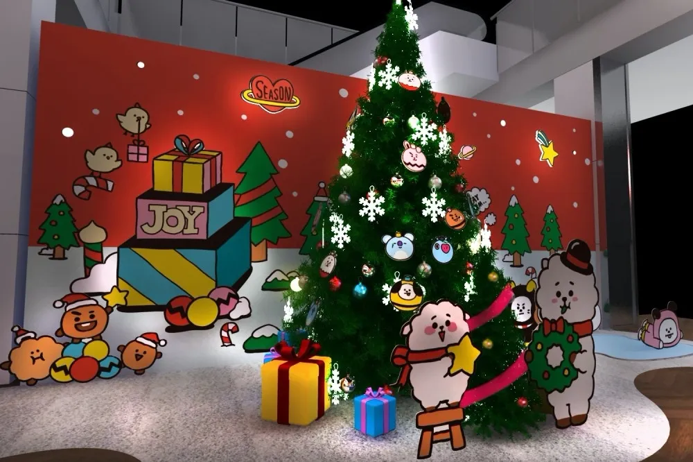 桃園台茂「BT21 歡樂冬季趴」免費逛！8 米高耶誕樹、LINE FRIENDS 快閃店限定登場