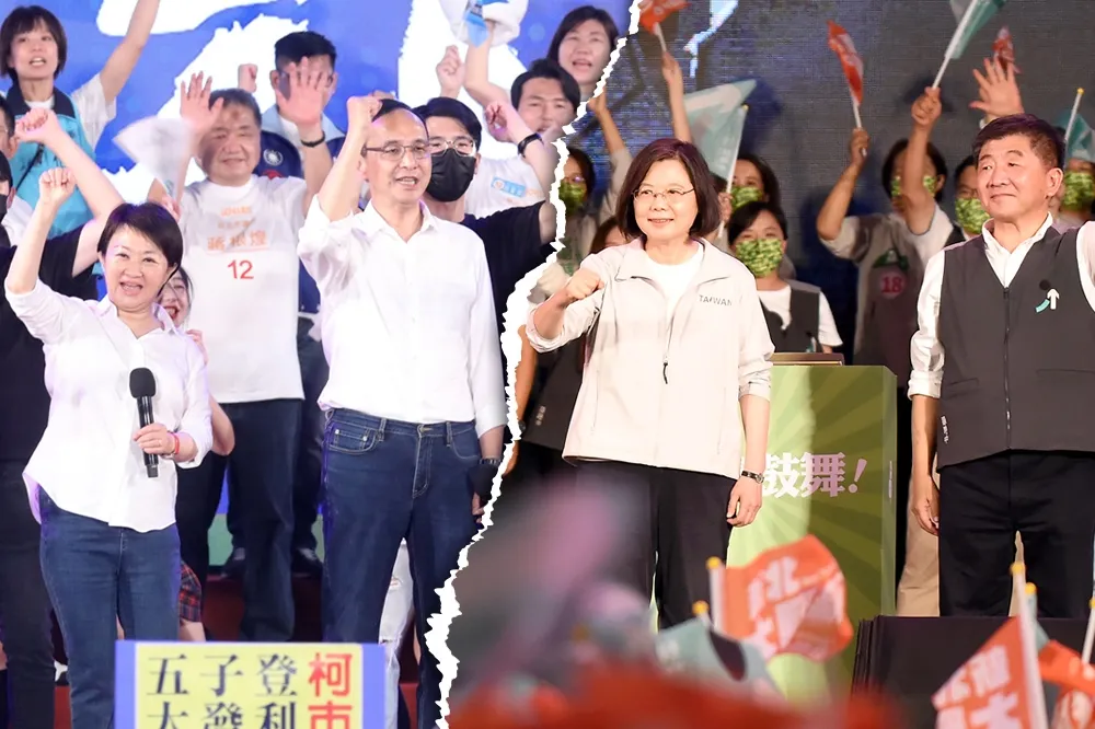 黃金周藍綠全台大車拚　決戰地點一次看