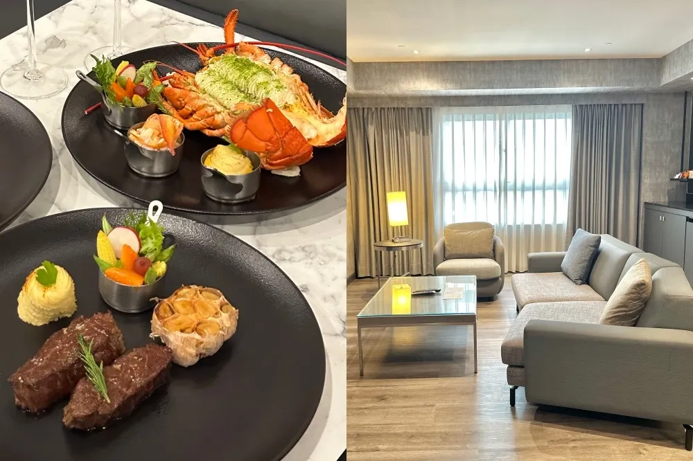 【有片】煙波新竹都會館「經典牛排館」重新開幕！濕式熟成牛排美味上桌、30 種水耕鮮蔬無限吃