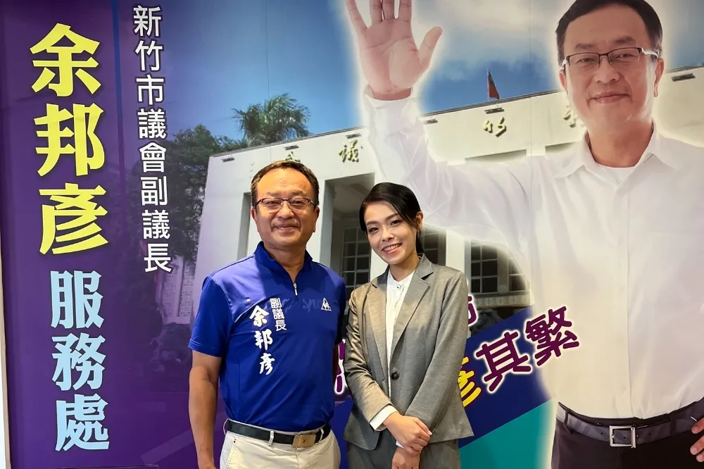 竹市棄保第一槍！藍營副議長余邦彥表態挺高虹安　「她是唯一能下架民進黨的人」