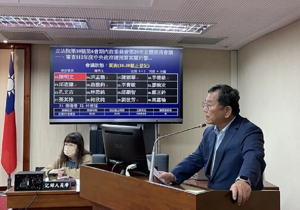 「黑幫已公開跟警政署對著幹」　陳明文籲：速啟動全國大掃黑