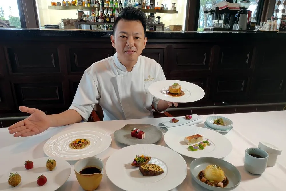 裕元花園酒店米其林主廚推出台灣味結合法料精髓午間套餐