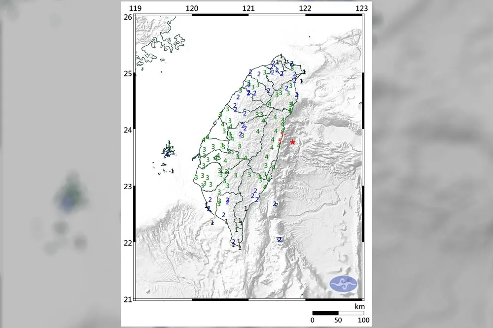 【快訊】花蓮地震規模6.2、搖晃約30秒　全台皆有感