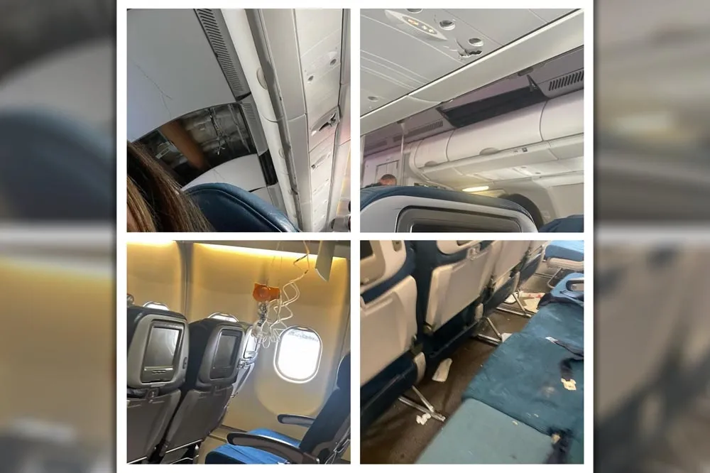 【有片】夏威夷航班客機遇亂流　乘客撞破機艙天花板36人受傷