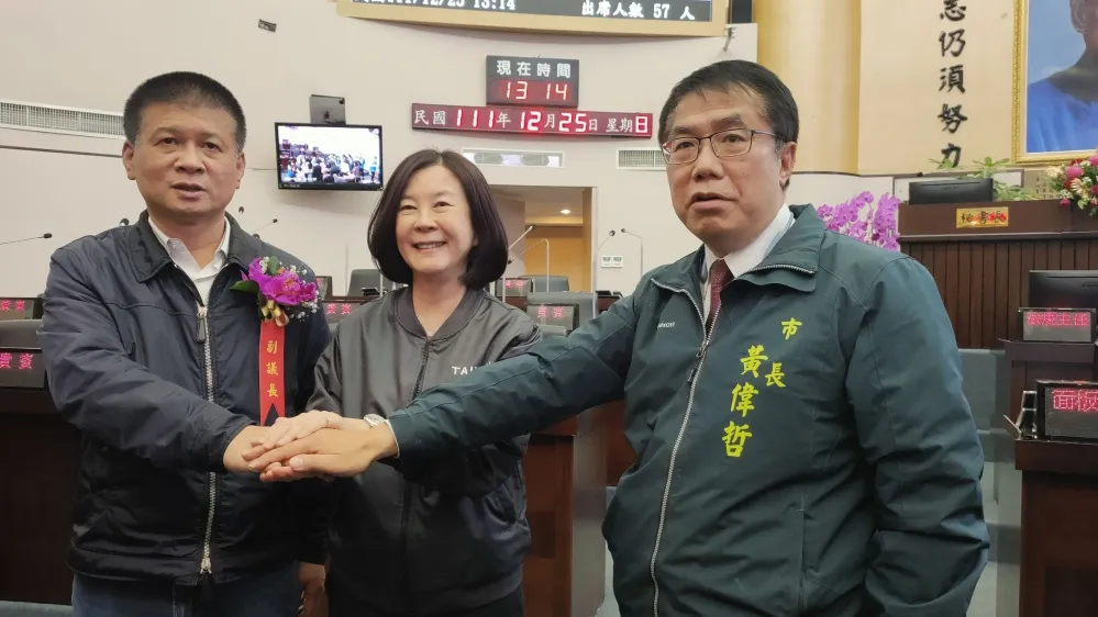 邱莉莉、林志展拿下正副議長，民進黨在台南市再度「完全執政」