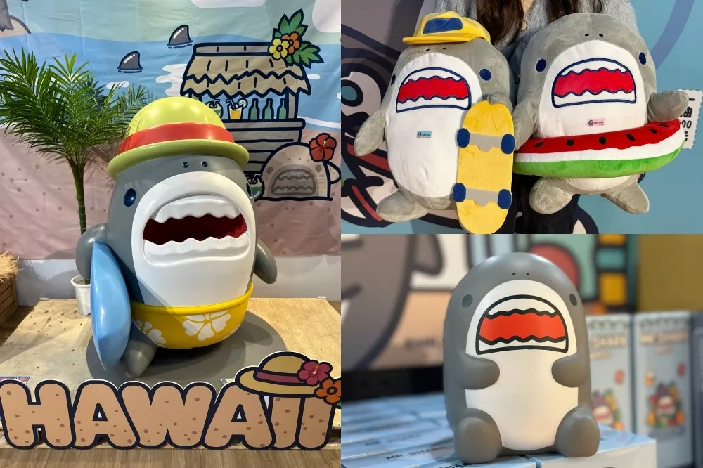 【有片】鯊魚先生旗艦快閃店降臨華山！環遊世界主題扭蛋機首亮相　500 項周邊豐富登場