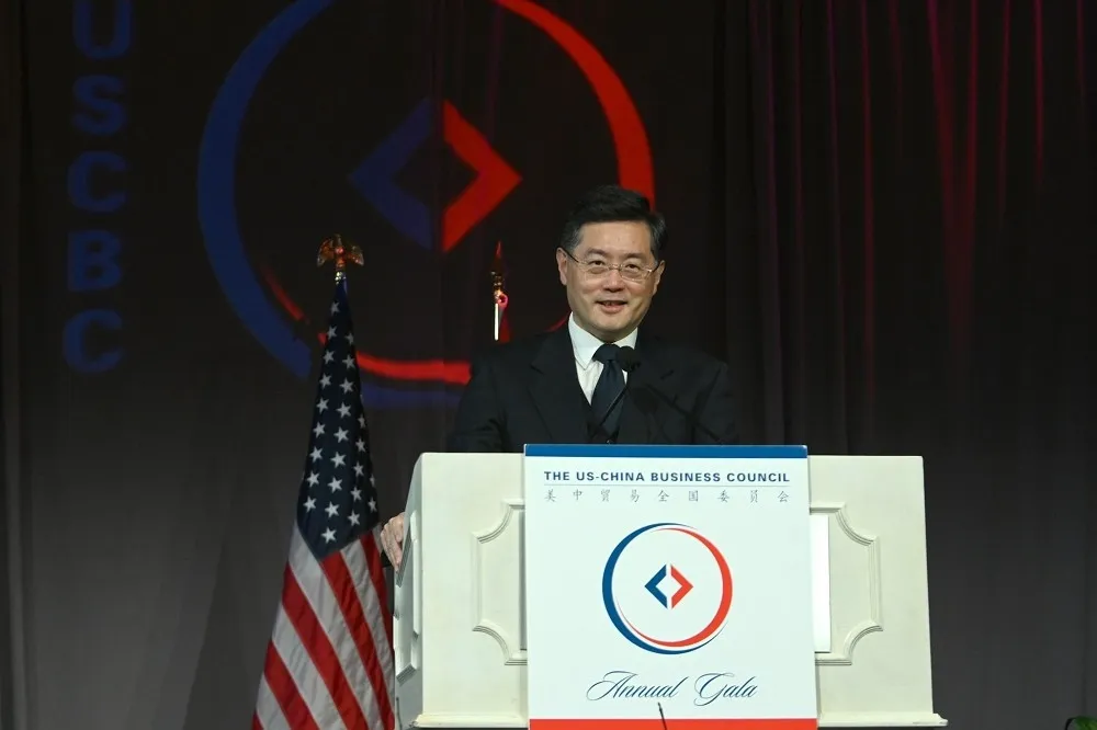 中國官媒：秦剛獲任命為中國外交部長