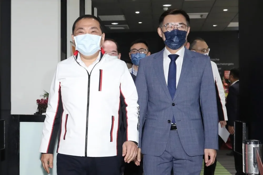 傳侯友宜選總統找江啟臣接棒新北　2人回應了