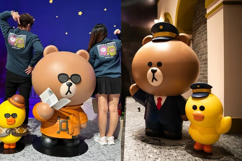「熊大的麗寶小鎮」插旗台中！LINE FRIENDS 主題遊戲區、官方商店超萌登場