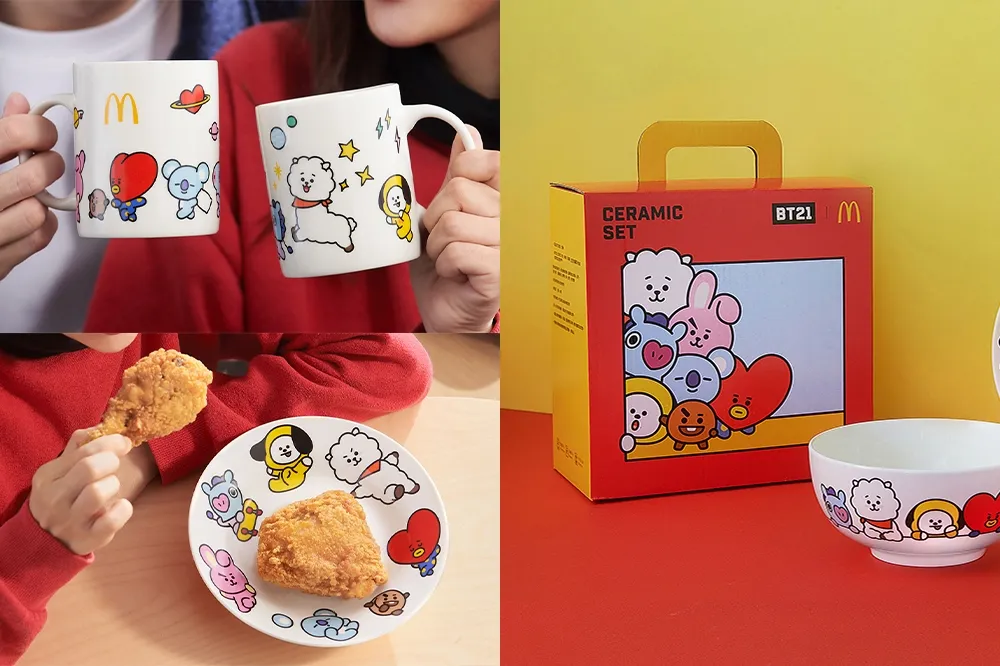 不賣了！麥當勞「BT21 餐具組」二度出包　即日起宣布停止銷售