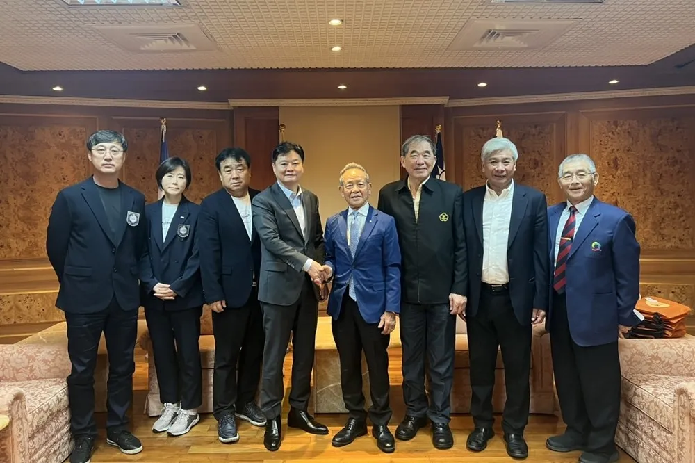 日韓軟式網球協會高層　來台拜會中華體育總會
