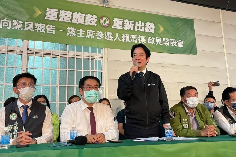 【回到台南】民進黨主席明補選　賴清德談黑金率黃偉哲鞠躬道歉
