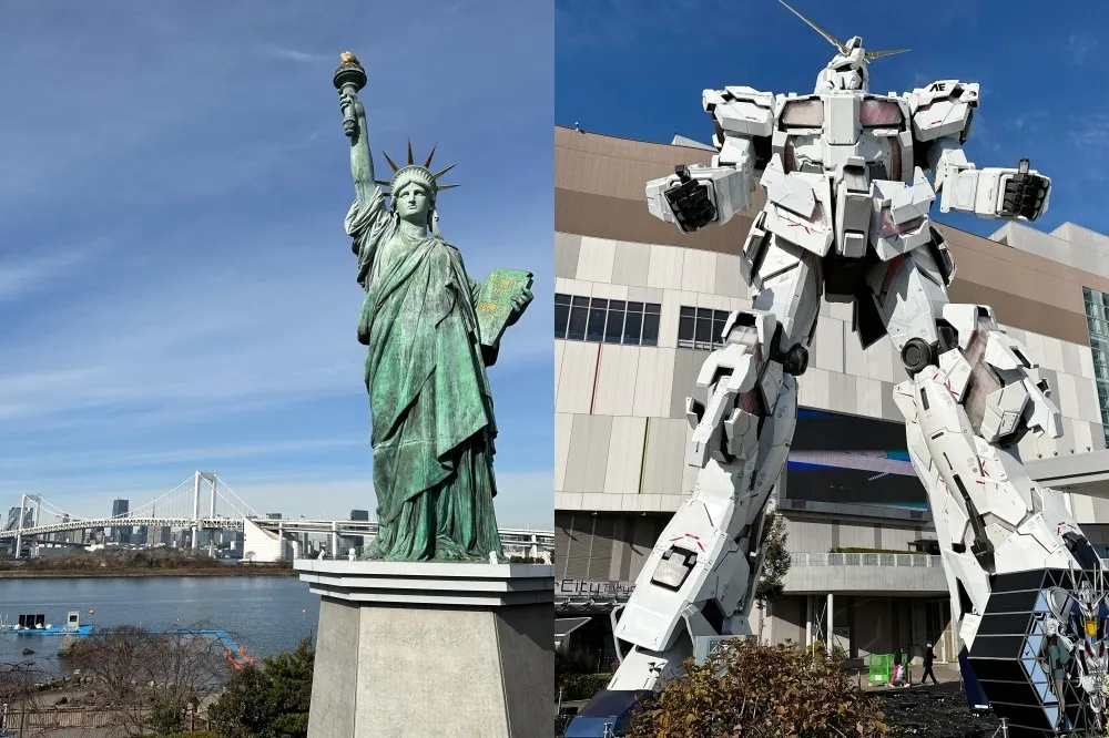 【日本景點直擊】東京台場購物、景點推薦！自由女神像、鋼彈變身秀必拍　迪士尼商店、樂高樂園一定要逛