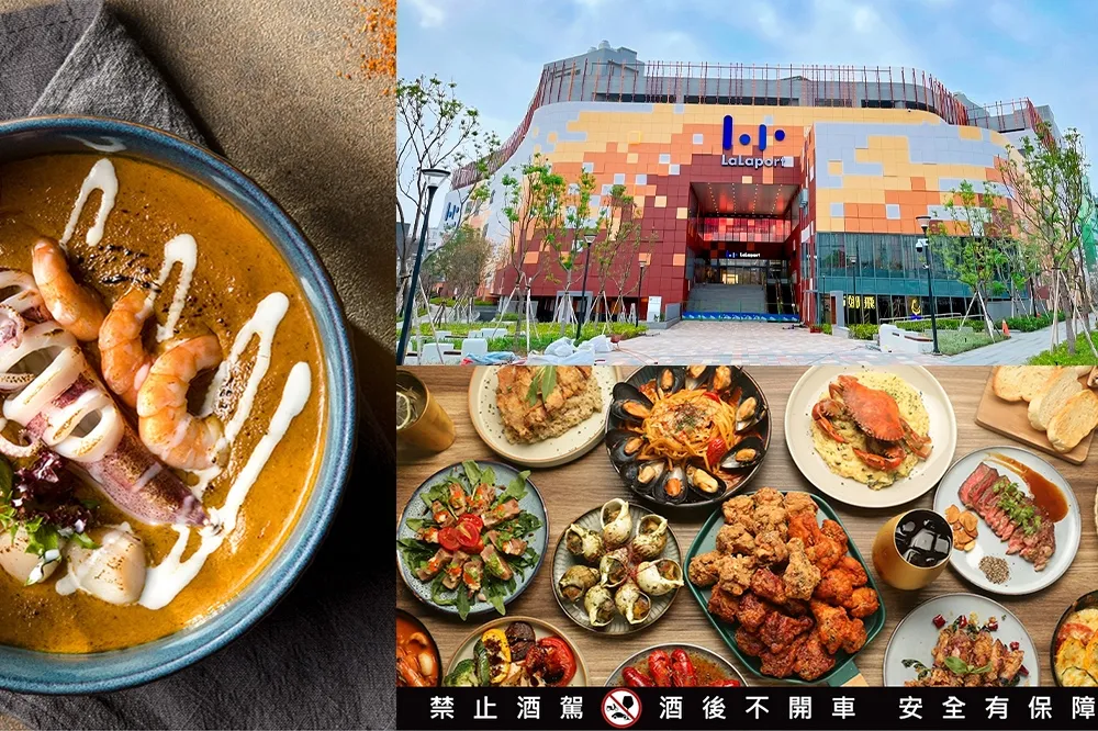台中三井 Lalaport 餐廳「21 家美食甜點」懶人包！餐酒館、平價牛排、異國料理都有