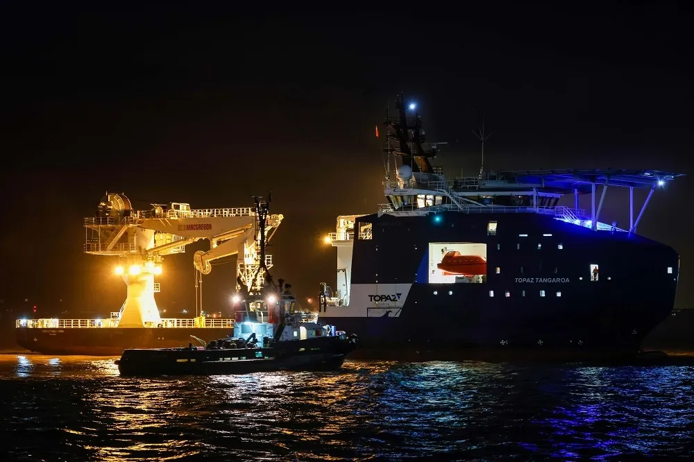 強化海底電纜、輸油管線安全　英軍接收首艘水下監控船