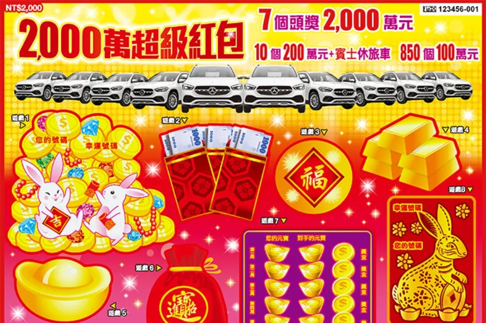 2千萬刮刮樂獎落宜蘭　小孩猜拳一抽就中家長爽翻