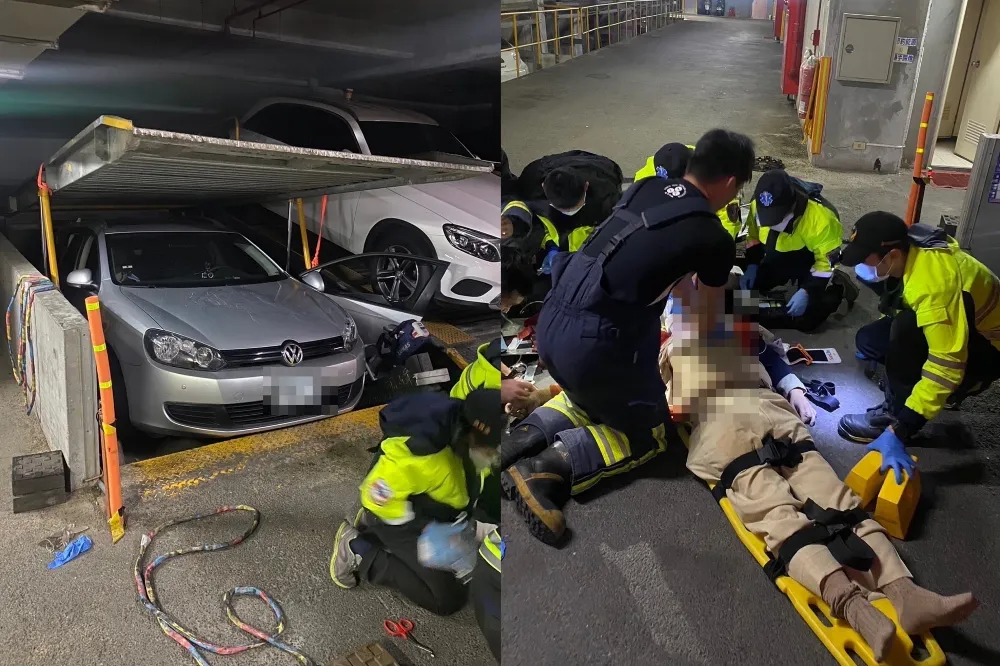 證交所前副總遭機械車位攔腰夾住　搶救14小時不治身亡
