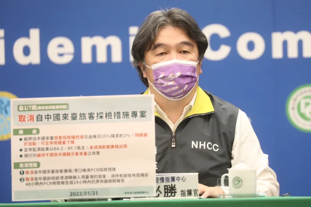 【快訊】2項邊境防疫措施鬆綁、口罩解禁再等等　王必勝：行政院要開會討論