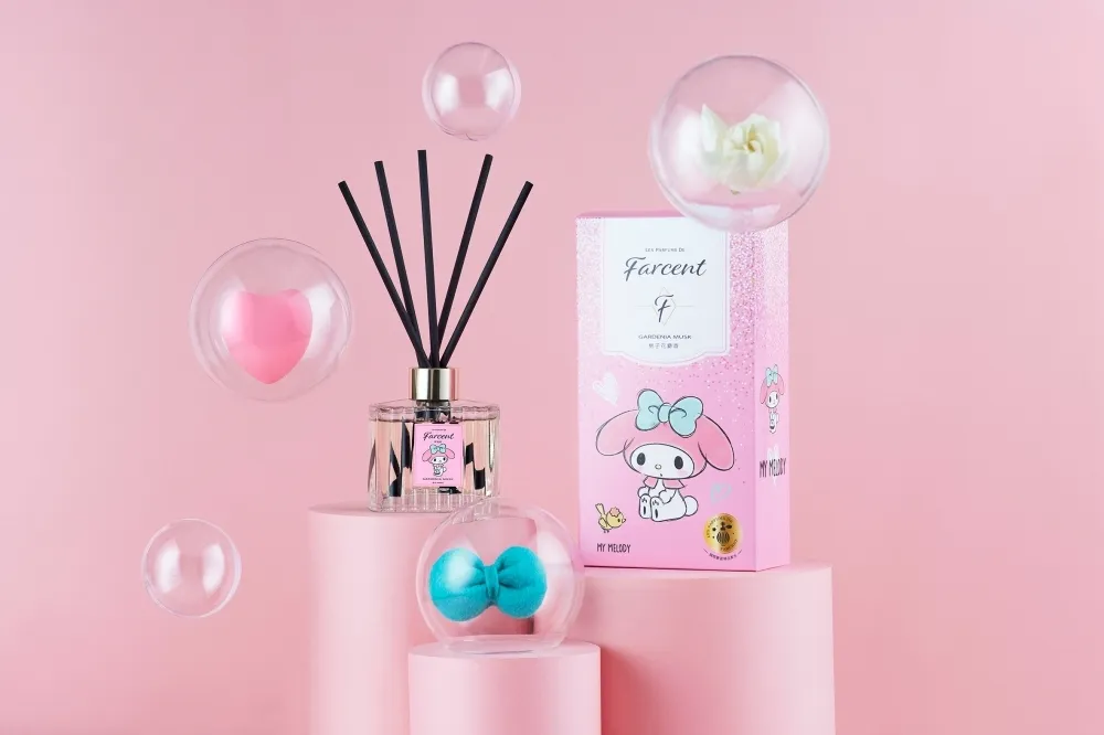 兔年情人節限定！Farcent 香水推「美樂蒂限定包裝香氛」　Hello Kitty 沐浴露也別錯過