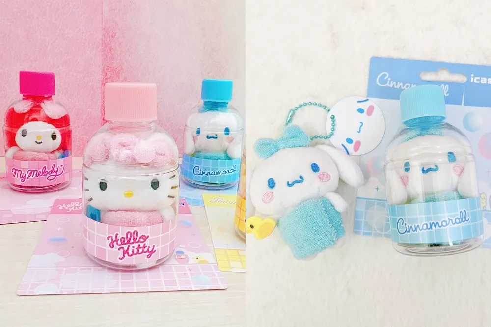 三麗鷗瓶中娃娃 icash2.0 粉絲必收！HELLO KITTY、美樂蒂、布丁狗、大耳狗賣萌