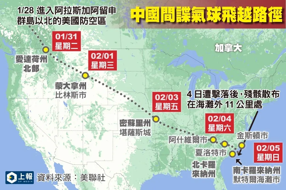 中國故意製造間諜氣球風波？　華郵：觸發電子戰訊號、中共強硬派破壞布林肯出訪