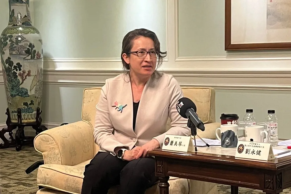 返國述職掀2024大選話題　蕭美琴：美方期待守護共同價值
