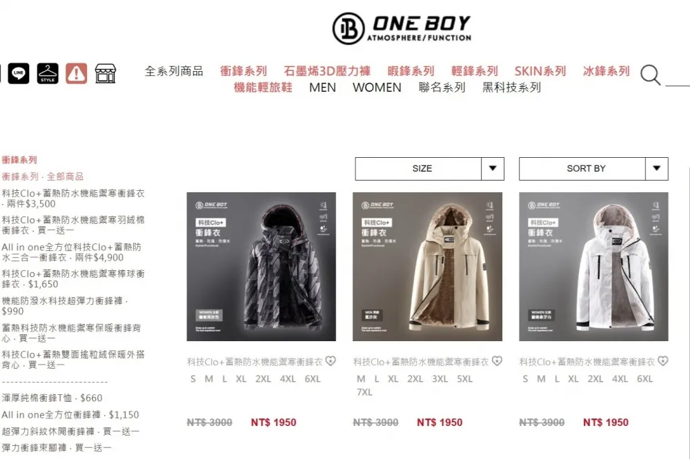 機能服飾品牌「ONE BOY」遭爆違反勞動法　新北與台南市府開罰