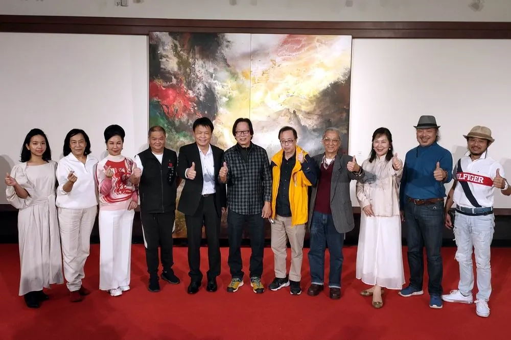 新加坡國寶級藝術家黃意會《繪境》個展港區藝術中心開展