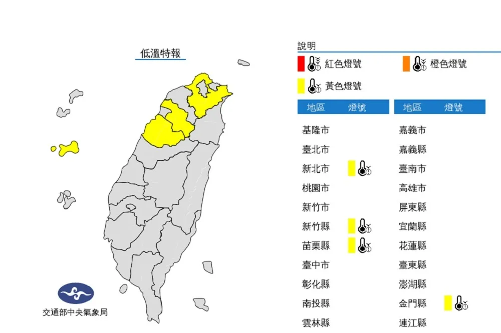 提醒越晚越冷！今夜明低溫下探10度　228連假天氣這裡看
