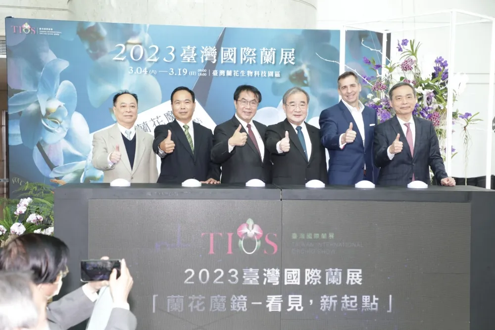 北上宣傳台灣國際蘭展    黃偉哲提出蘭花結合藝術文創「O2A」創新理念