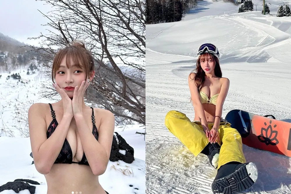 太香了！女神林襄曬滑雪場比基尼照　台日粉絲朝聖讚身材「太辣」