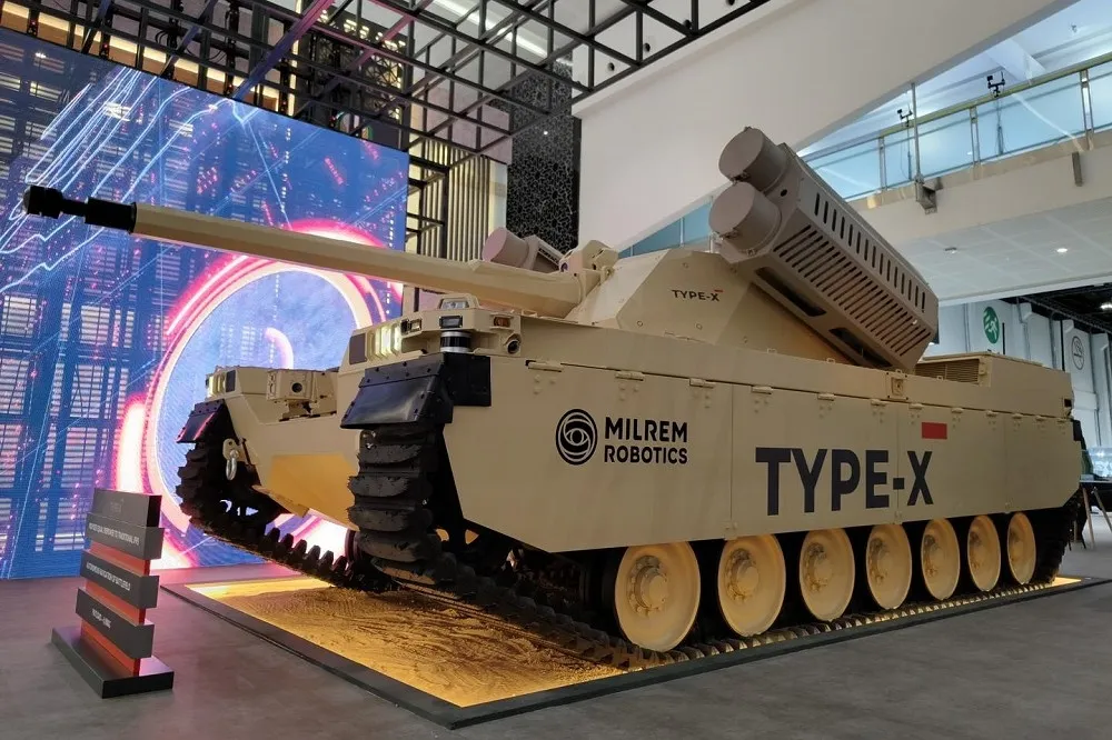 【IDEX 2023防展】EDGE集團展出Milrem Type-X無人戰鬥載具　勾勒未來地面戰場願景