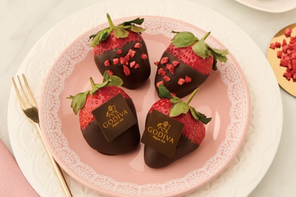 【販售門市查詢】只有 2 天限量預購！GODIVA「手製草莓巧克力」陪你度過白色情人節