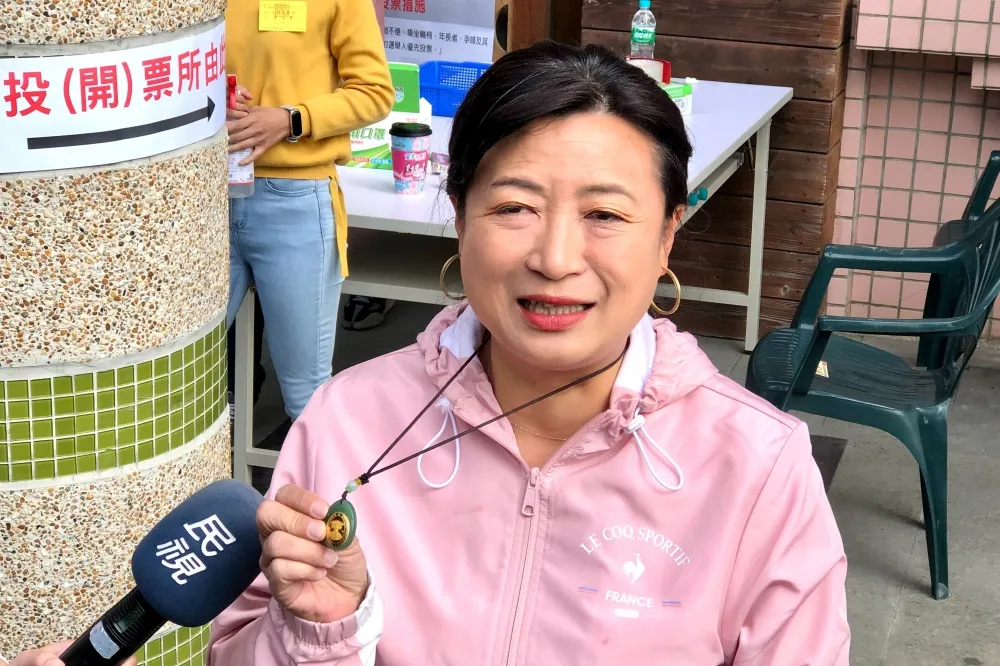 南投立委補選今投票　蔡培慧戴幸運項鍊象徵「傳承」