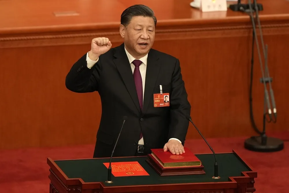 【中國兩會】習近平第三任期時代　2952全票通過連任國家主席及國家軍委主席　