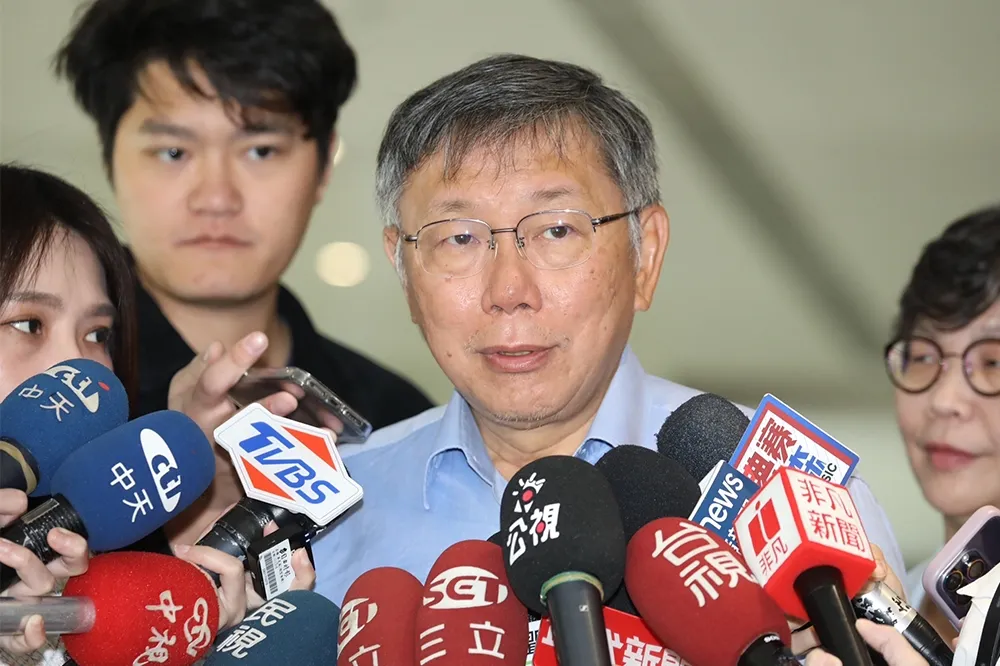 連勝文喊2024藍白合作　柯文哲：格局很好但DNA不對