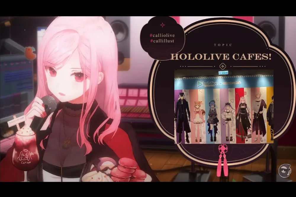 《VTuber》「死神」Calli降臨台灣！親臨Hololive合作咖啡廳感受台灣熱情！