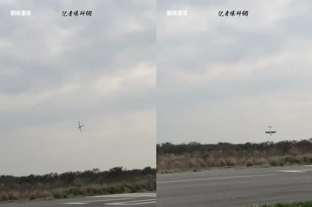 【驚嚇片】彰化輕航機失事2死畫面曝光　重飛失速、機身側翻墜地起火
