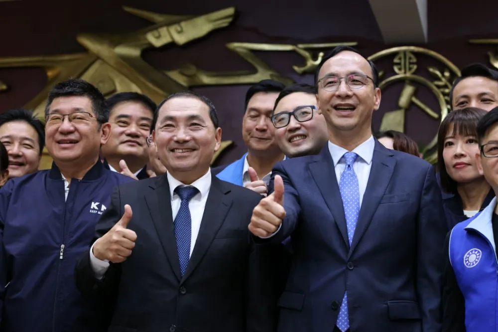朱侯同台破除不合傳聞？　朱立倫藉機喊話：2024只有團結一條路可走