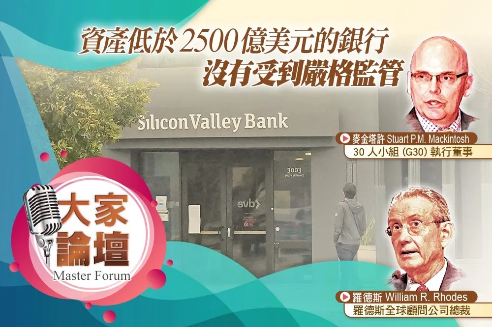 《大家論壇》風暴視角：資產低於2500億美元的銀行　沒有受到嚴格監管