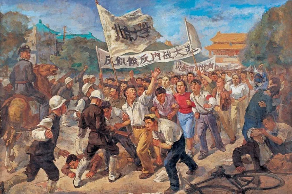 台灣正上演中共反內戰、反美帝、向砲口要飯吃老劇本