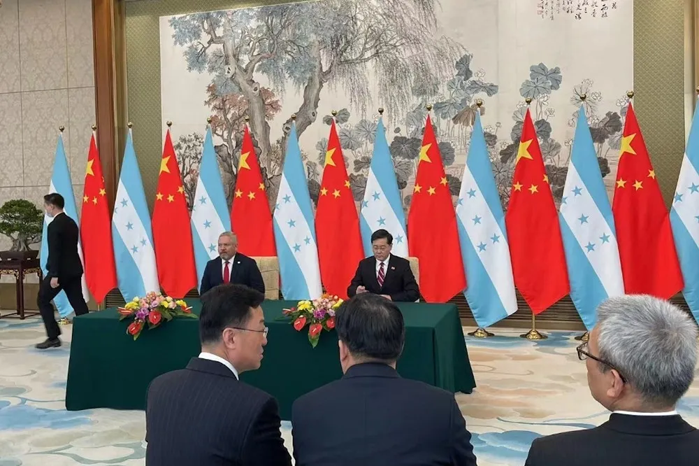 宏都拉斯與中國建交　承認台灣是中國的一部分