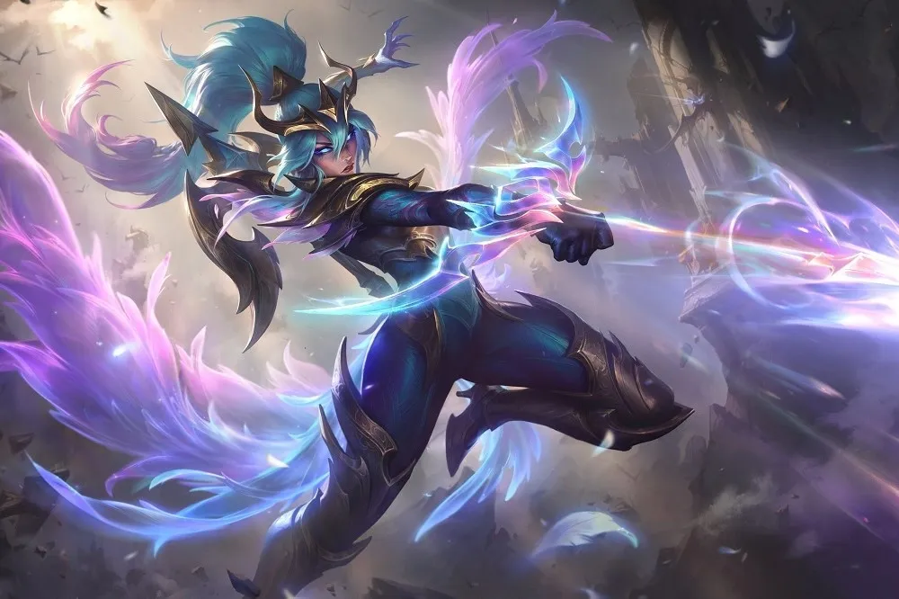 【英雄聯盟】04/04 PBE 測試服改動：「闇夜黎明」、「墨影戰士」全新造型！