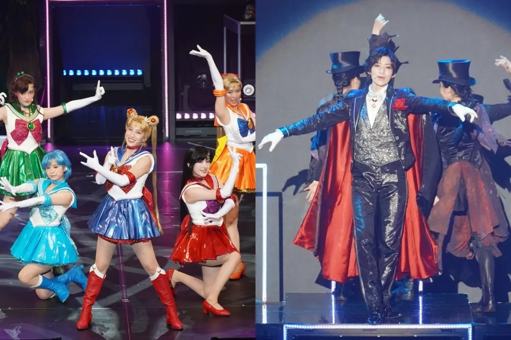 【有片】《美少女戰士》2.5 次元音樂劇彩排直擊！「水手月亮、燕尾服蒙面俠」主角全現身　華麗聲光效果再現經典故事