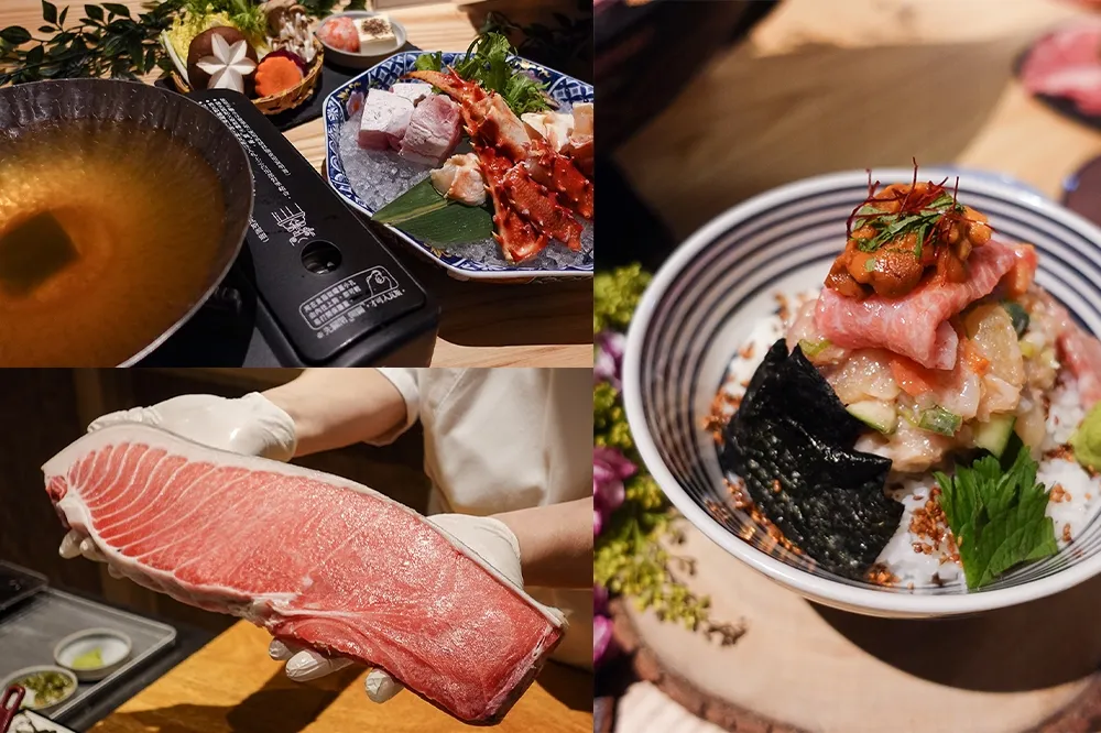 【推薦菜單】日本橋海鮮丼辻半「黑鮪魚季」4/13 登場！新菜單「帝王蟹和牛火鍋」超奢華