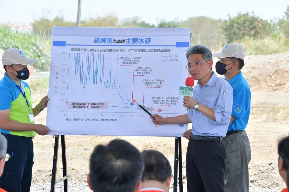 【南部水情拉警報】中央、地方攜手開鑿抗旱水井　陳建仁：跨縣合作很重要