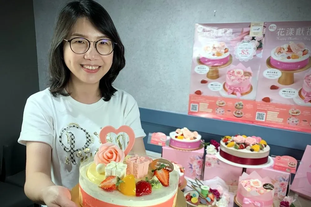 母親節「花」心思　85度C六款高顏值蛋糕搶攻媽媽少女心