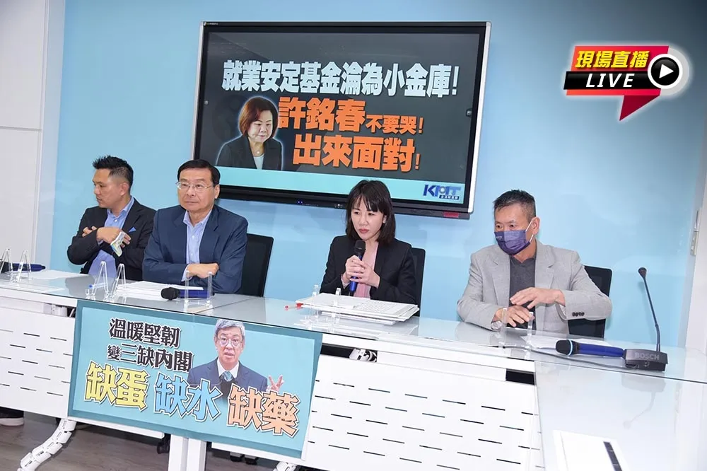 【直播】批就業安定基金淪為小金庫　國民黨團10:00記者會